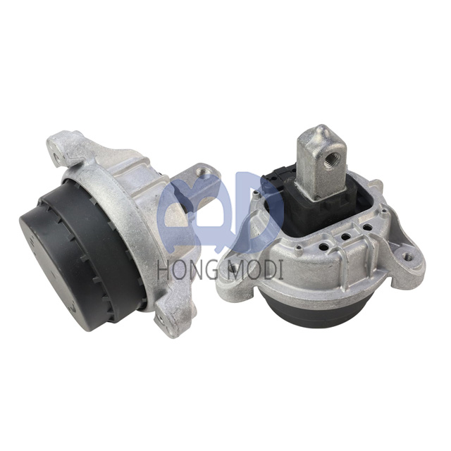 适用于宝马 F07 F10 F11 F06 F12 F13 F02 528i 535i 640i 640i 740Li 740i 的左右发动机机脚垫，零件号：22116786528,22116786528,22116777365