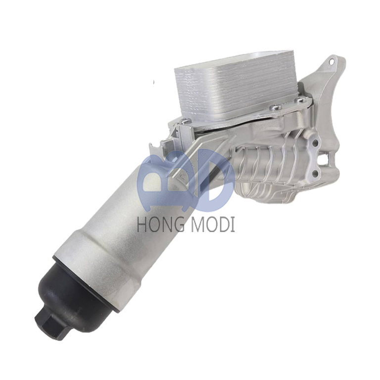 Engine oil filter housing, 11428651710 & 11428580414, all-aluminum construction, with gasket kit and oil cooler sensor, suitable for BMW B48 230i 330 430i 530i 540i X3 X4 Z4 G20 G30 G32 G11 G01 G02 G0