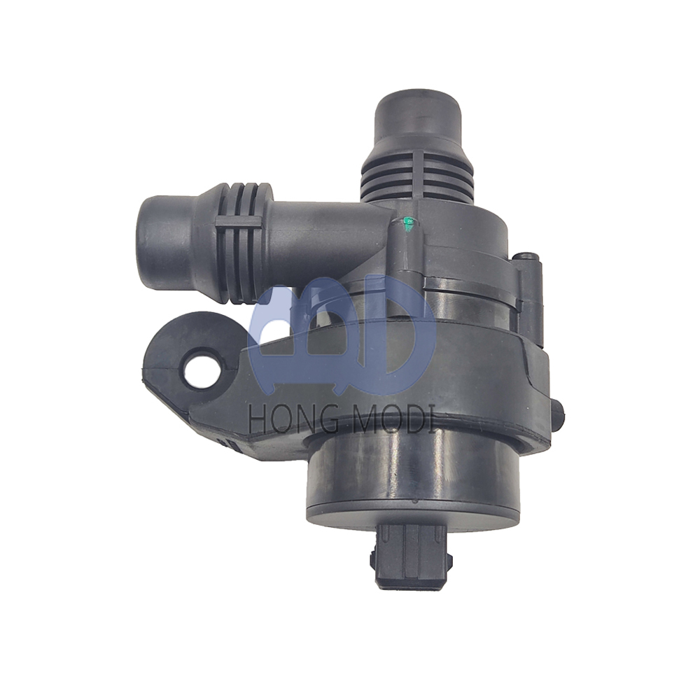 Auxiliary cooling water pump (Part Number: 64116907811) for BMW 745I base model four-door sedan (2002-2005 models) / Front-mounted electric auxiliary cooling water pump / Durable / 1 piece, Black