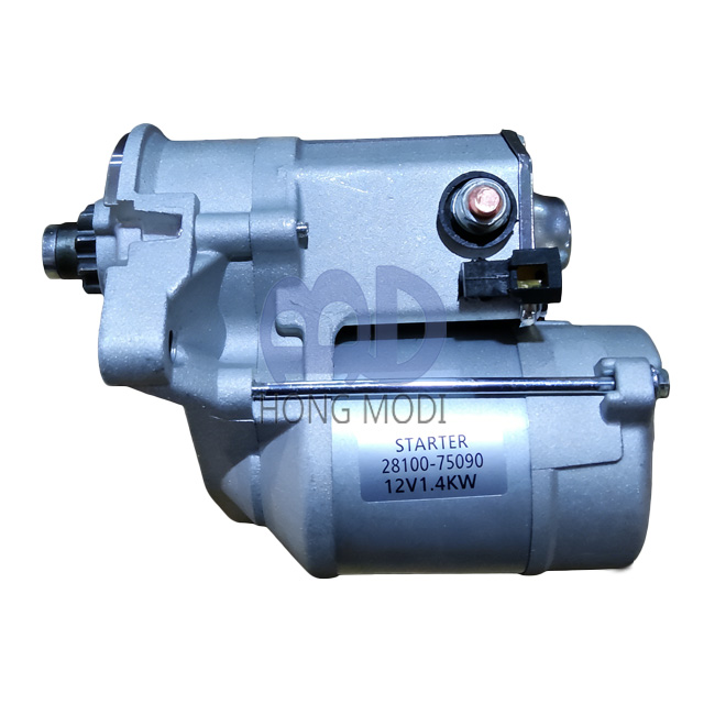 Brand new genuine starter motor 28100-75090 for Toyota Hiace/Hilux.